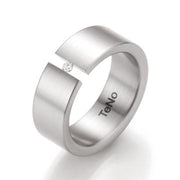 TENO Stainless Steel Diamond Band - FINAL SALE